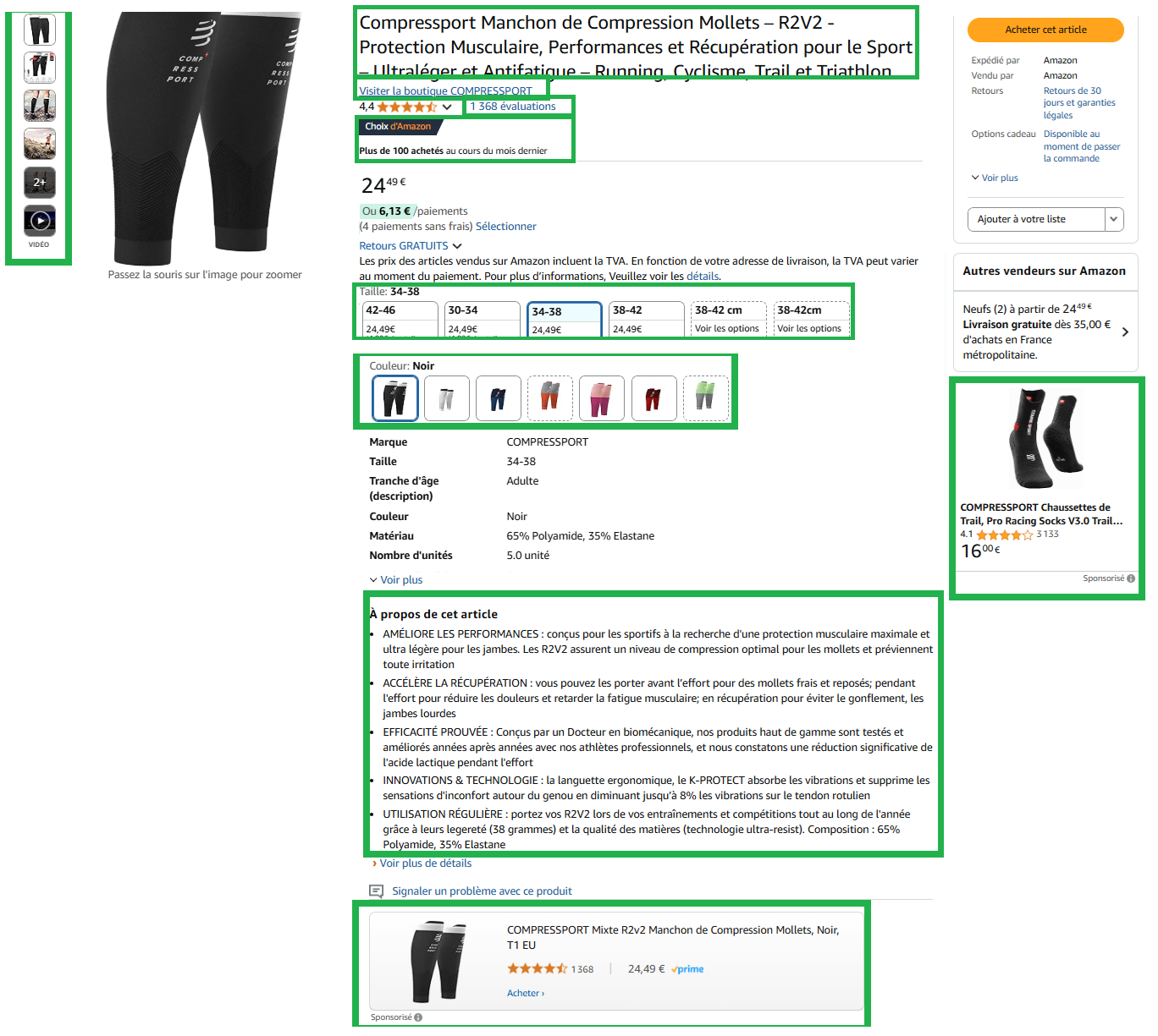 Amazon strategy Compressport