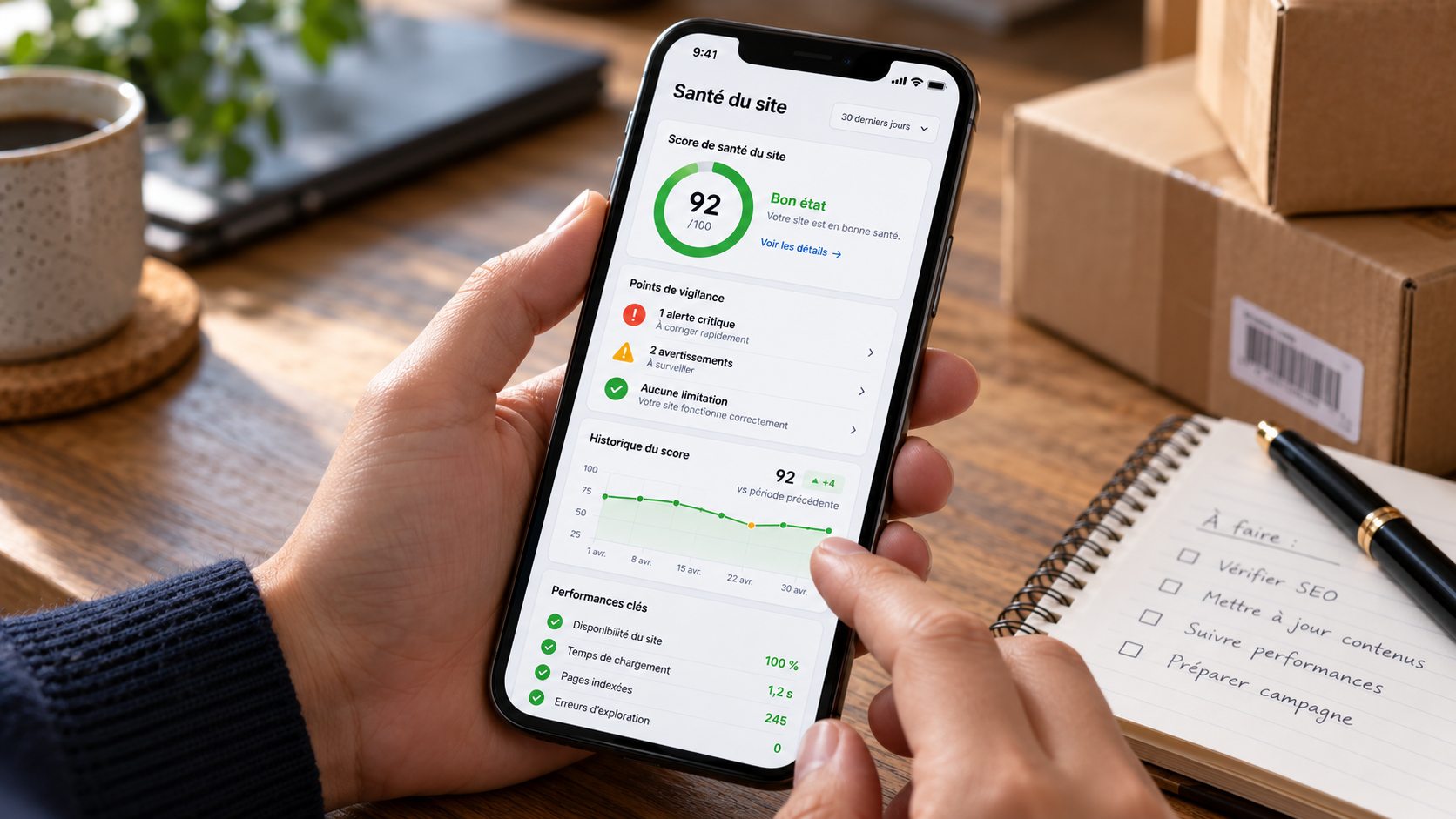 Indicateurs pour prioriser le plan d'action